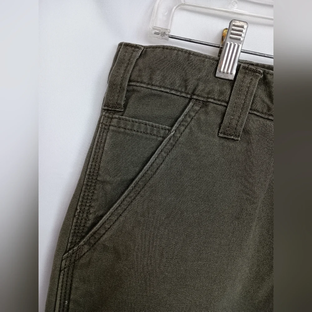 CARHARTT Green Cargo‎ Shorts Durable Relaxed Fit (#1,427)
